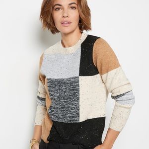 John + Jenn colorblock pullover